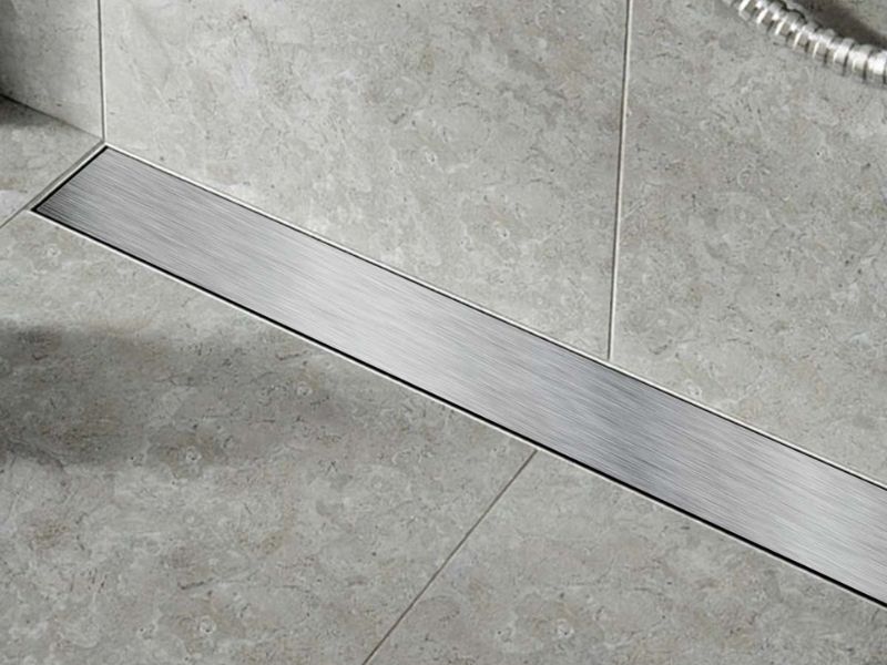 ralo linear com duas saídas