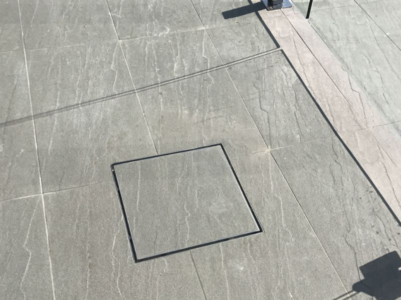 ralos ocultos para quintal quadrado